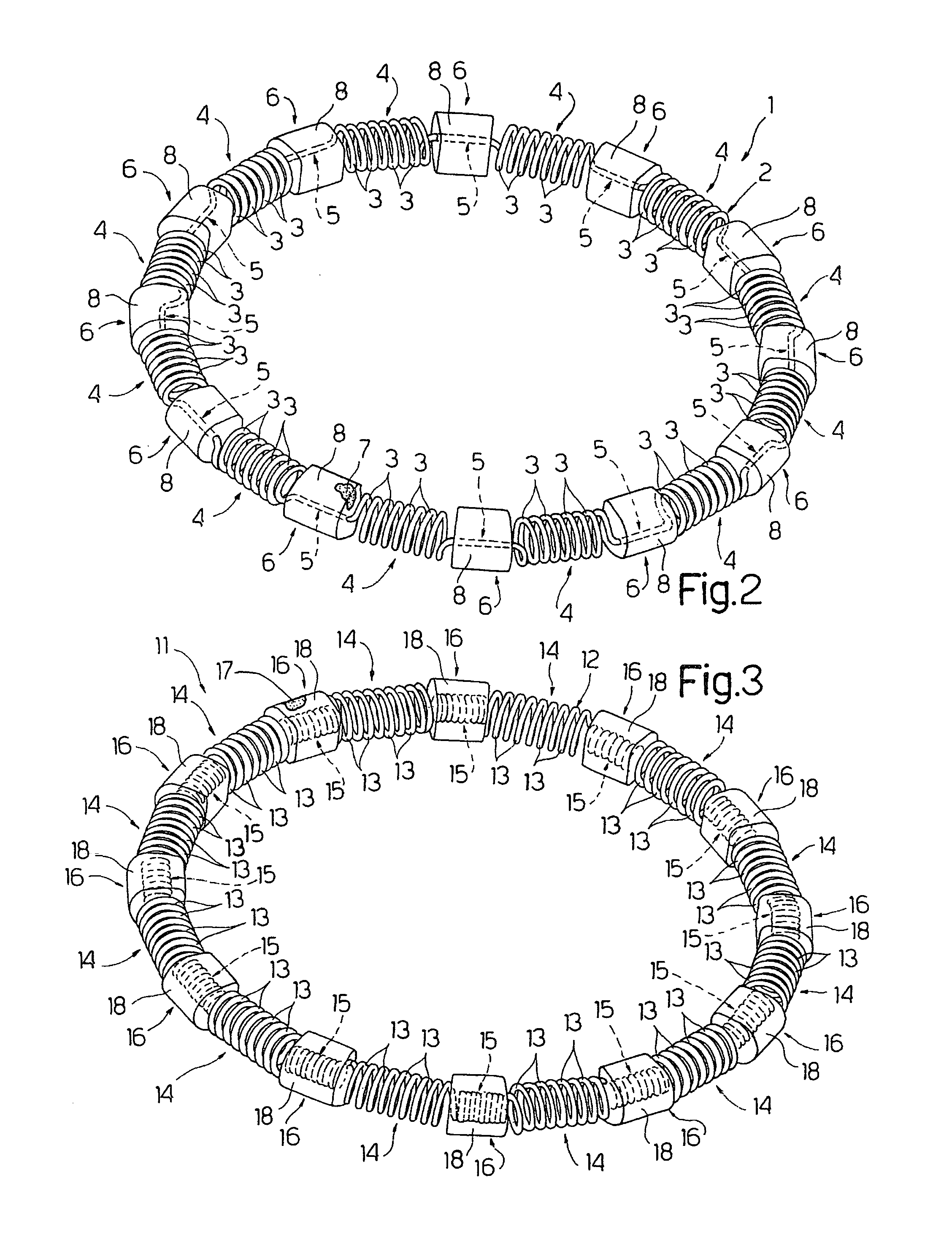 Intracardiac device for restoring the functional elasticity of the cardiac structures, holding tool for the intracardiac device, and method for implantation of the intracardiac device in the heart