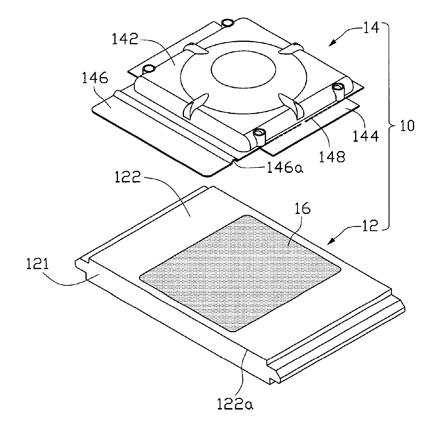 Grease protecting apparatus for heat sink