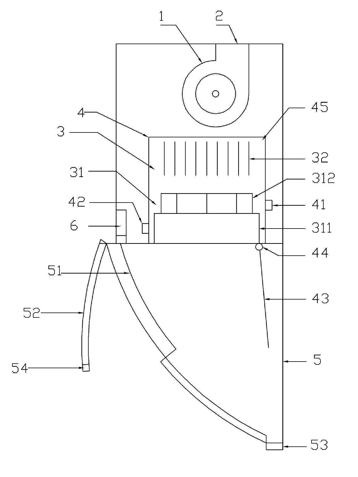 Oil smoke purifying machine free of being dismounted for cleaning