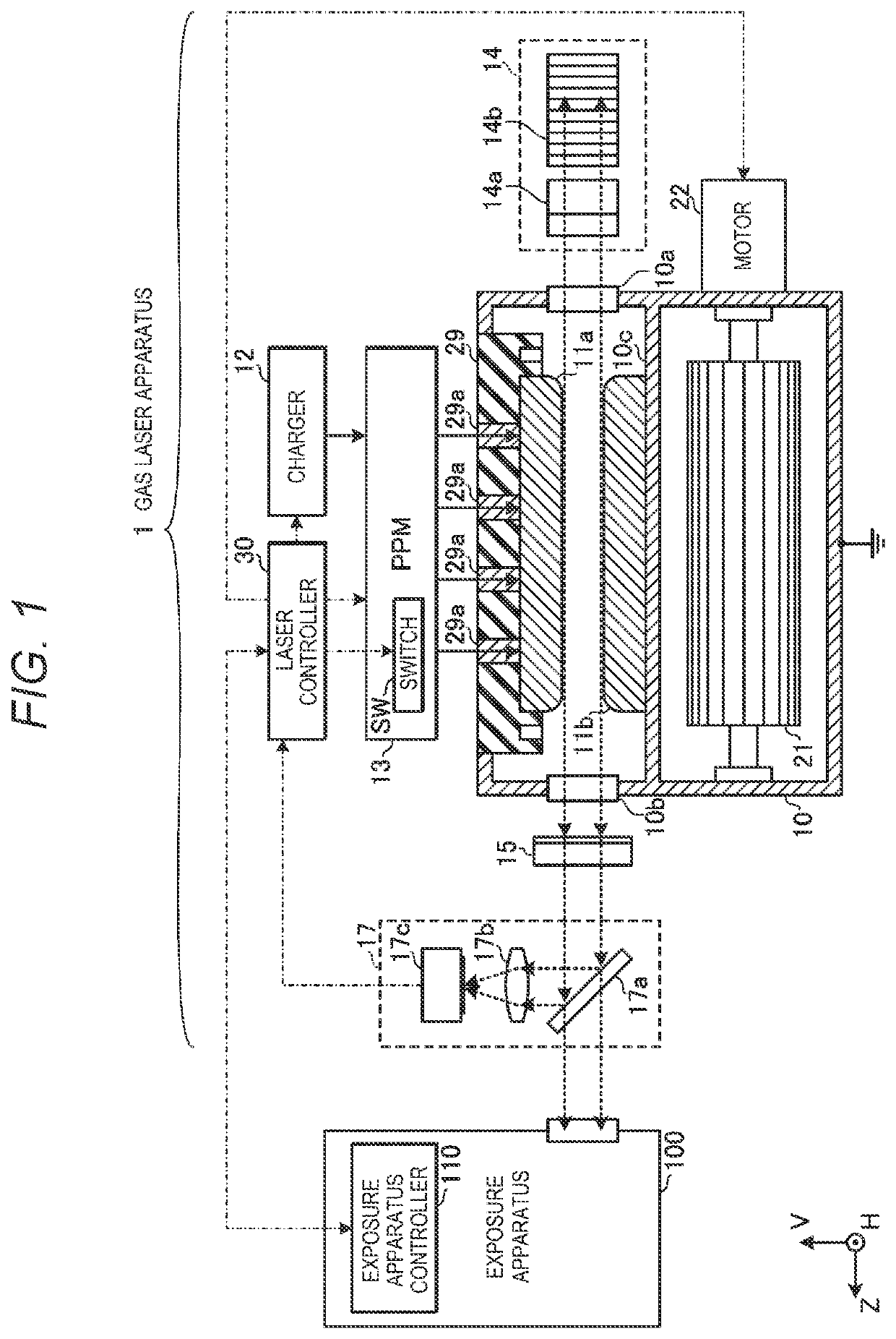 High-voltage pulse generator, gas laser apparatus, and method for manufacturing electronic device