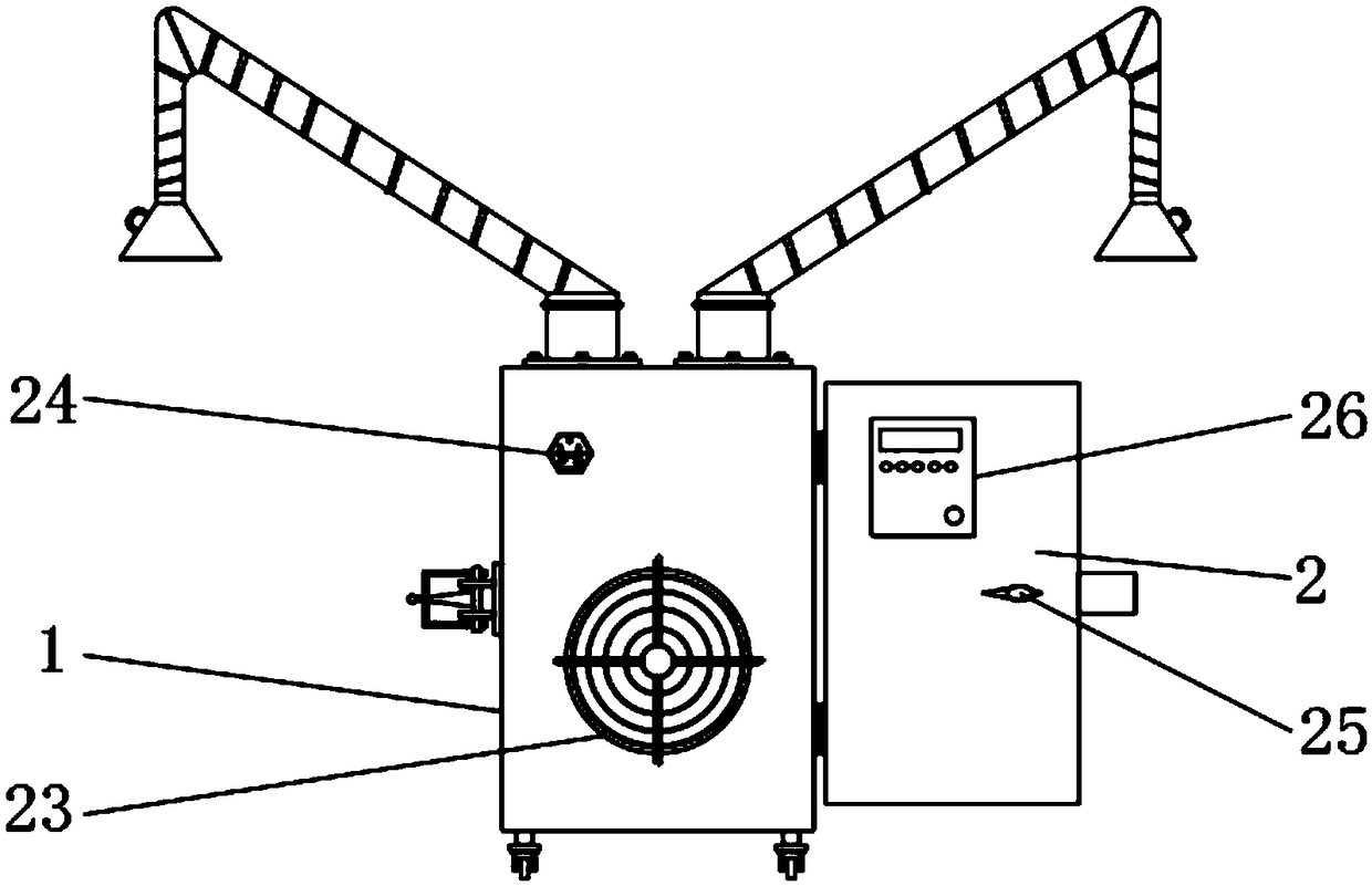 Movable welding fume purification device for environmental protection engineering