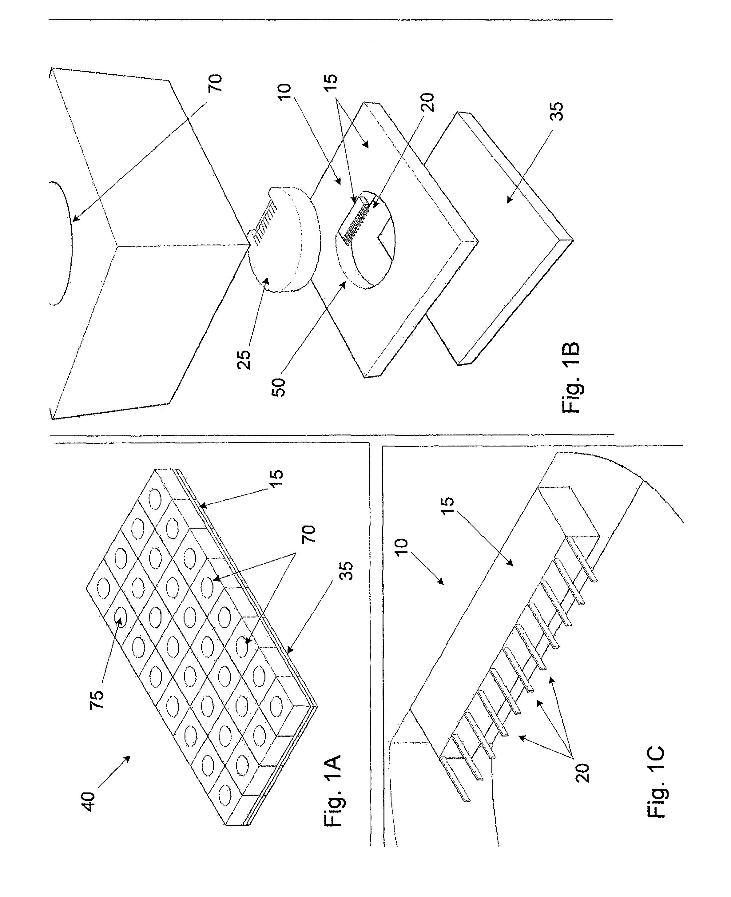 Devices, apparatus, and methods employing biomimetic cilia for microfluidic manipulation