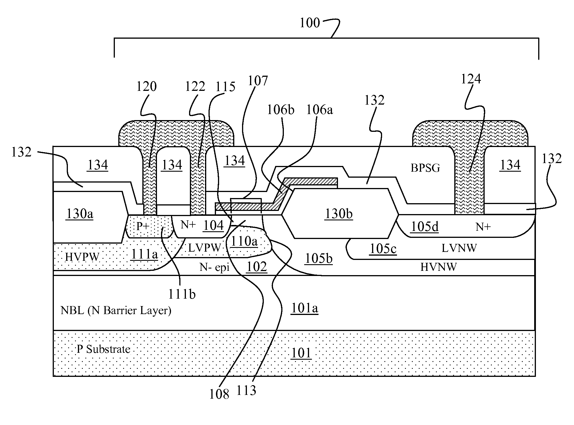 Short channel lateral MOSFET and method