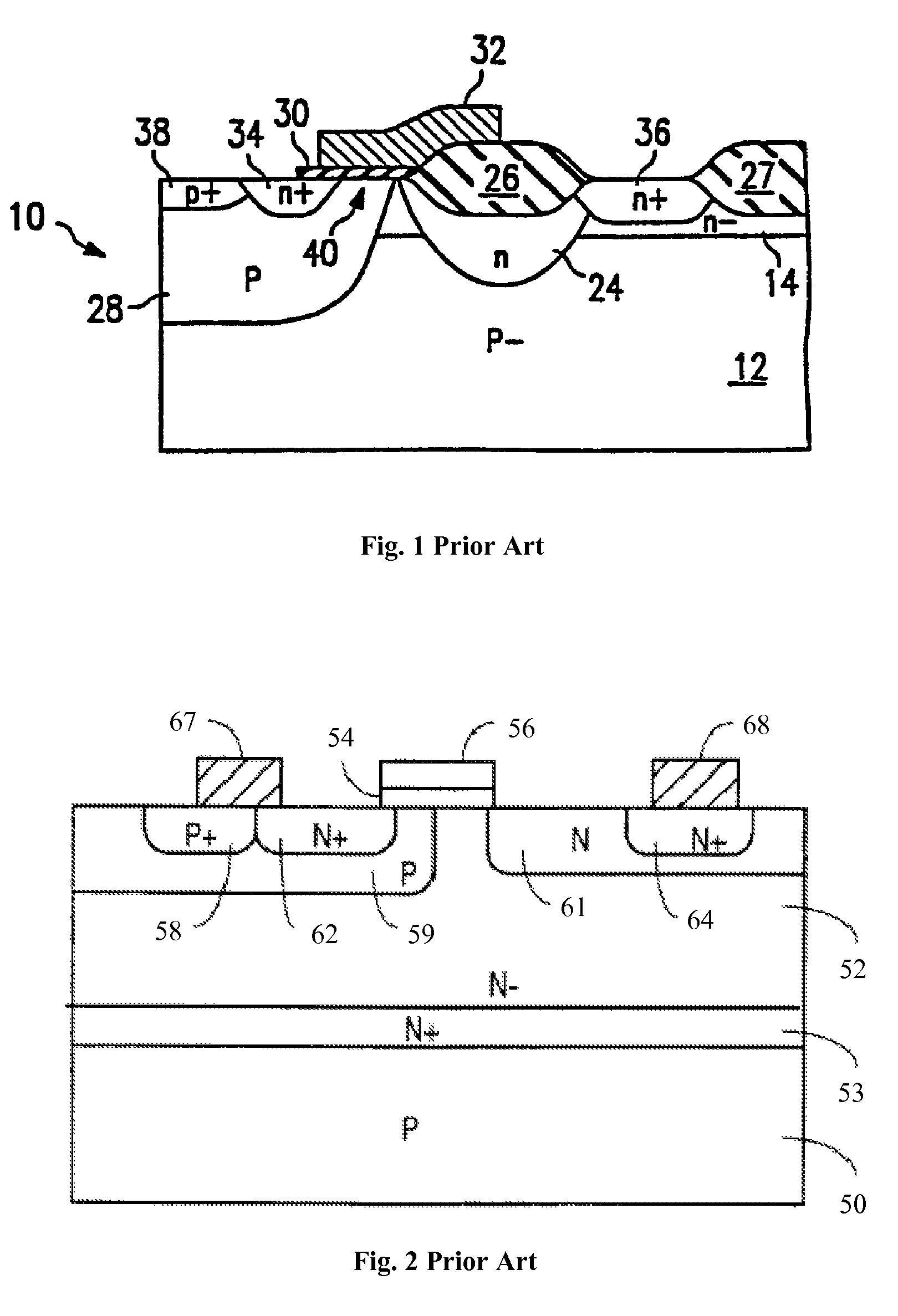 Short channel lateral MOSFET and method