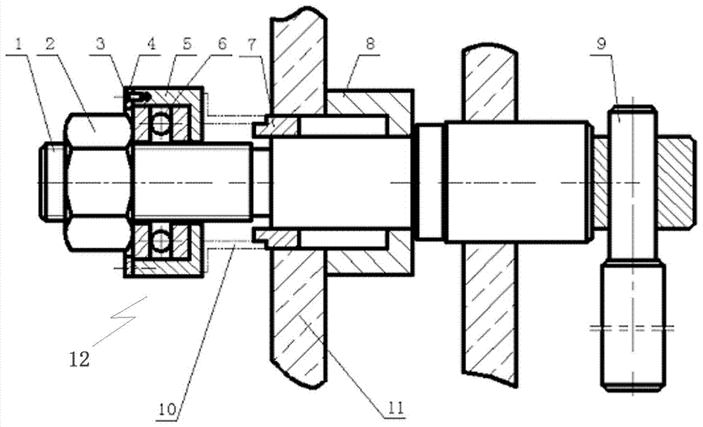 Press-in type busing mounting tool and using method thereof