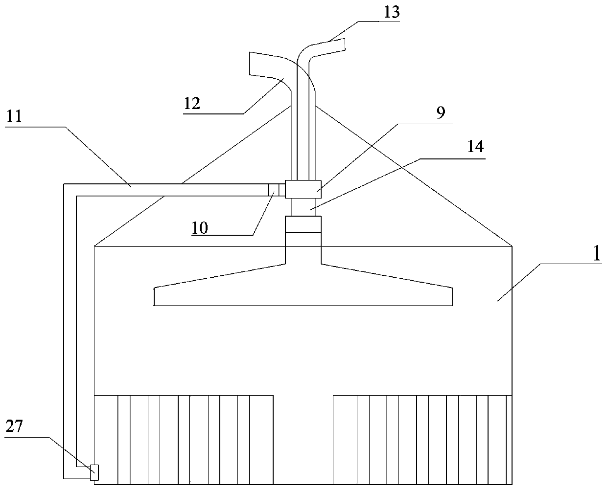 Heating system of hog house