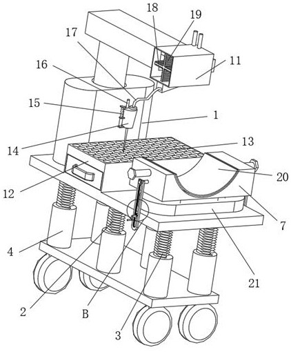 Novel mobile medical equipment for anesthesiology department