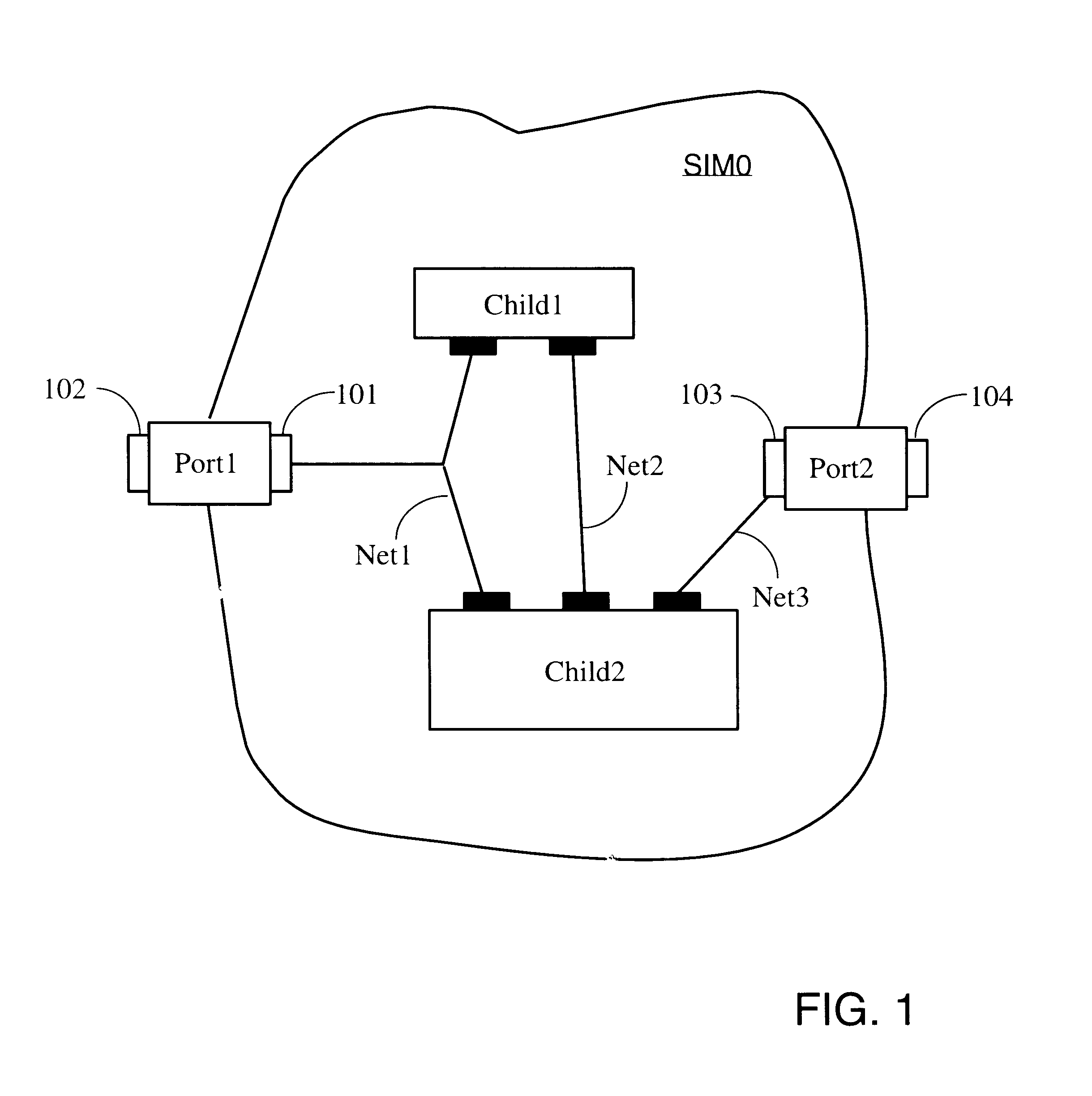 Method for specifying routing in a logic module by direct module communication