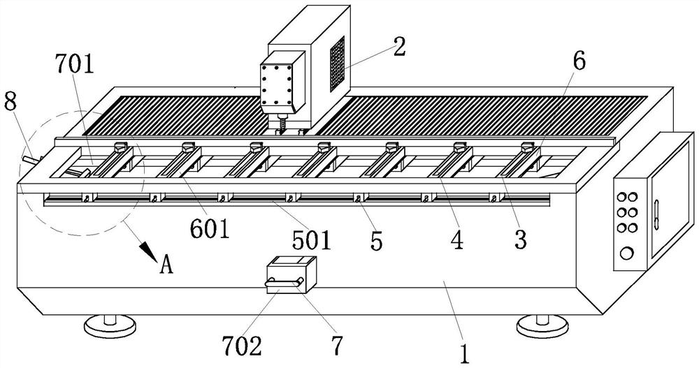 Drilling device for processing plastic-steel doors and windows