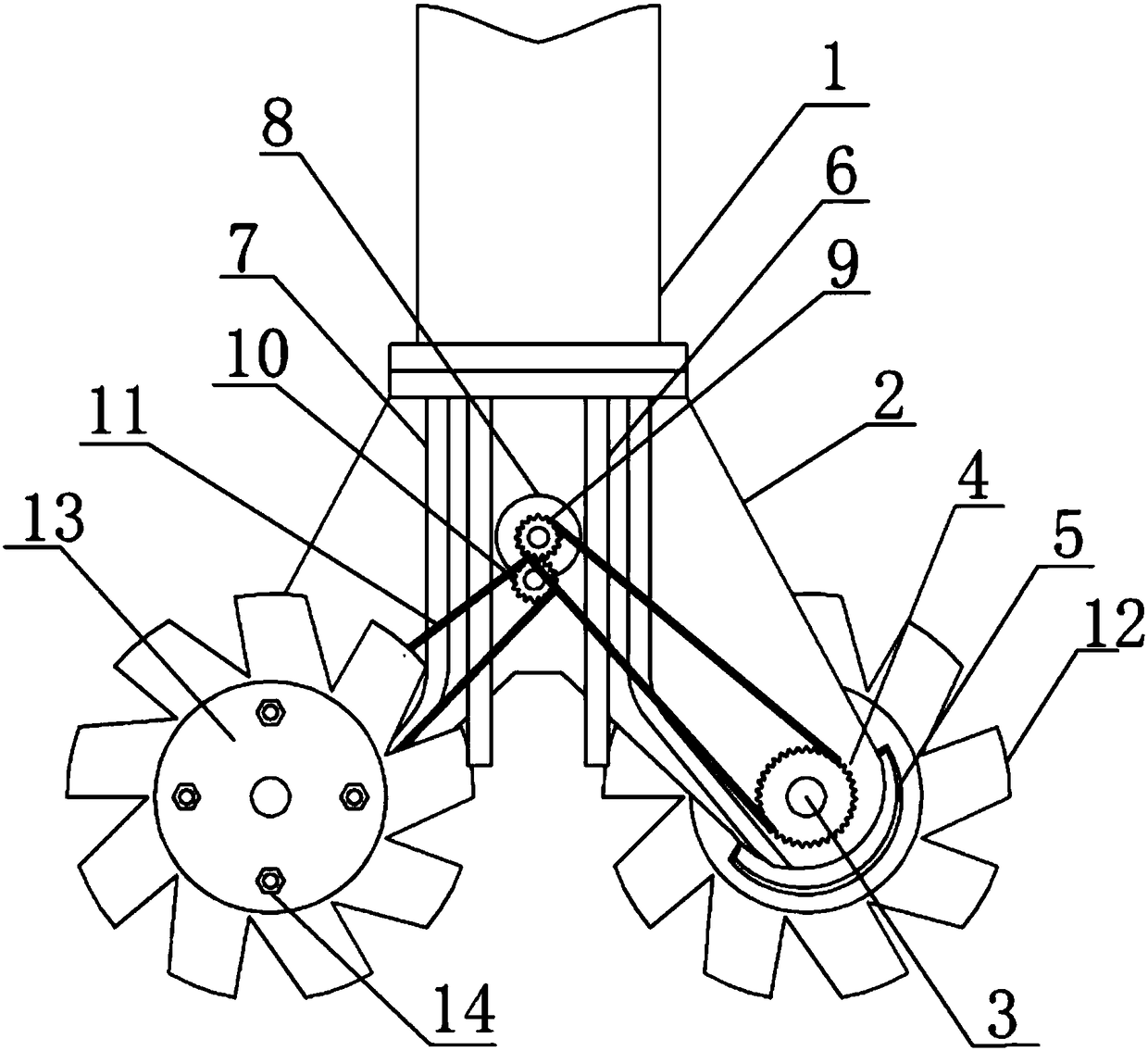 Hydraulic double-wheel milling deep mixer