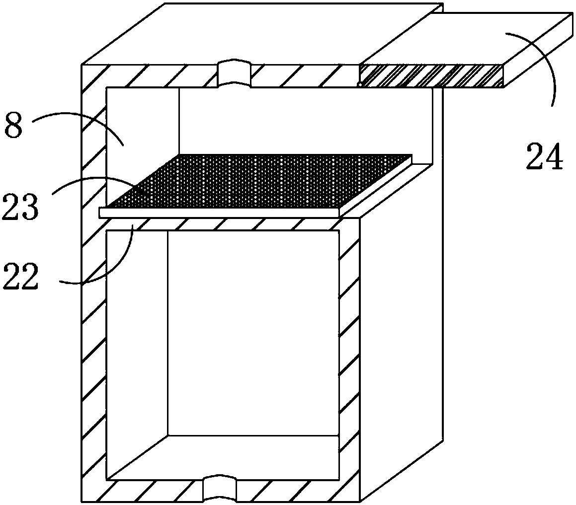 Diseased animal pyrolysis carbonization treatment device