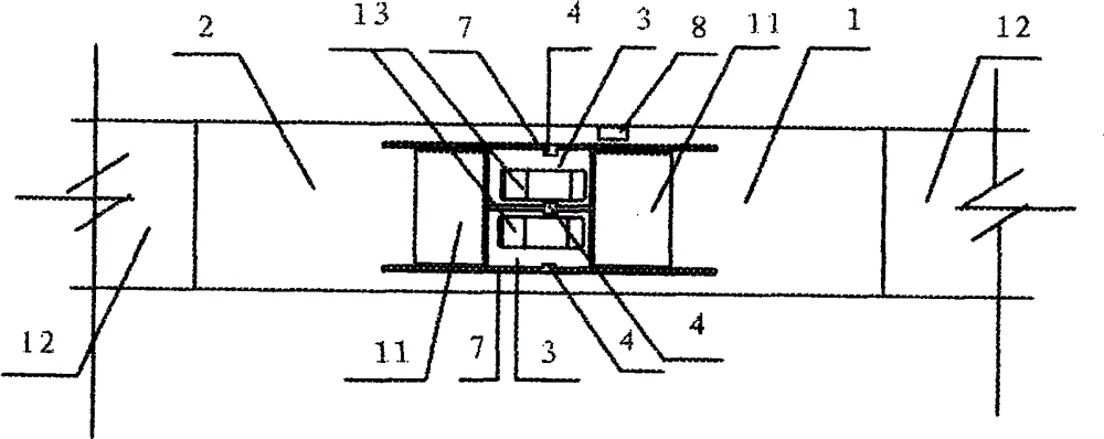 Underground rotating garage available for access to parking places on ground and using method thereof