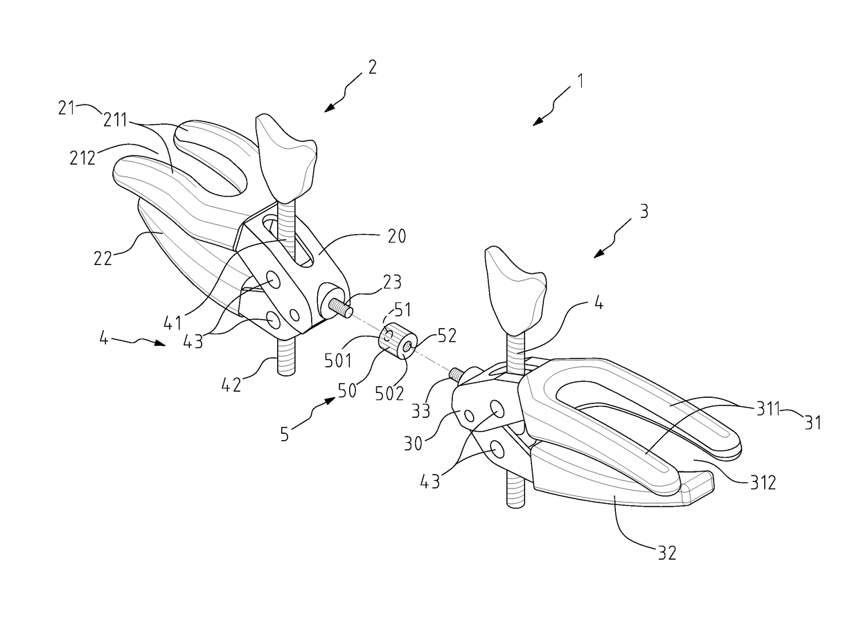 Hands-free dual clamp device