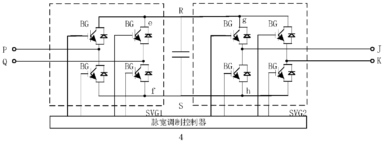 Scott wiring transformer-based non-three-phase-to-three-phase conversion power supply structure