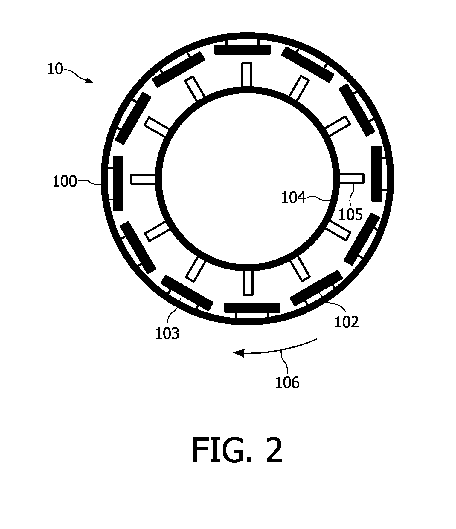 Ink-jet device and method for producing a biological assay substrate using a printing head and means for accelerated motion
