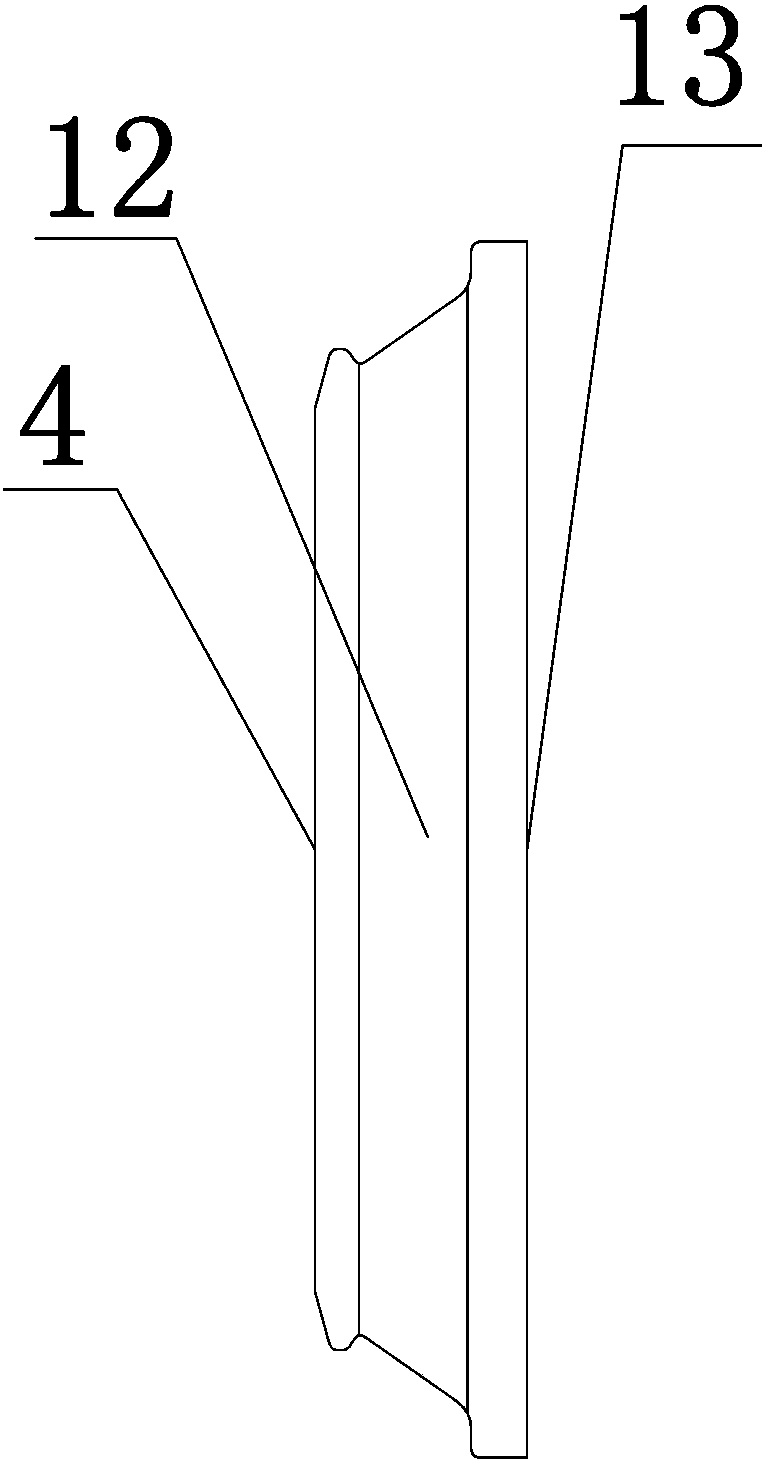 Container-type mechanical shaft seal piece and double-end surface shaft seal piece comprising same