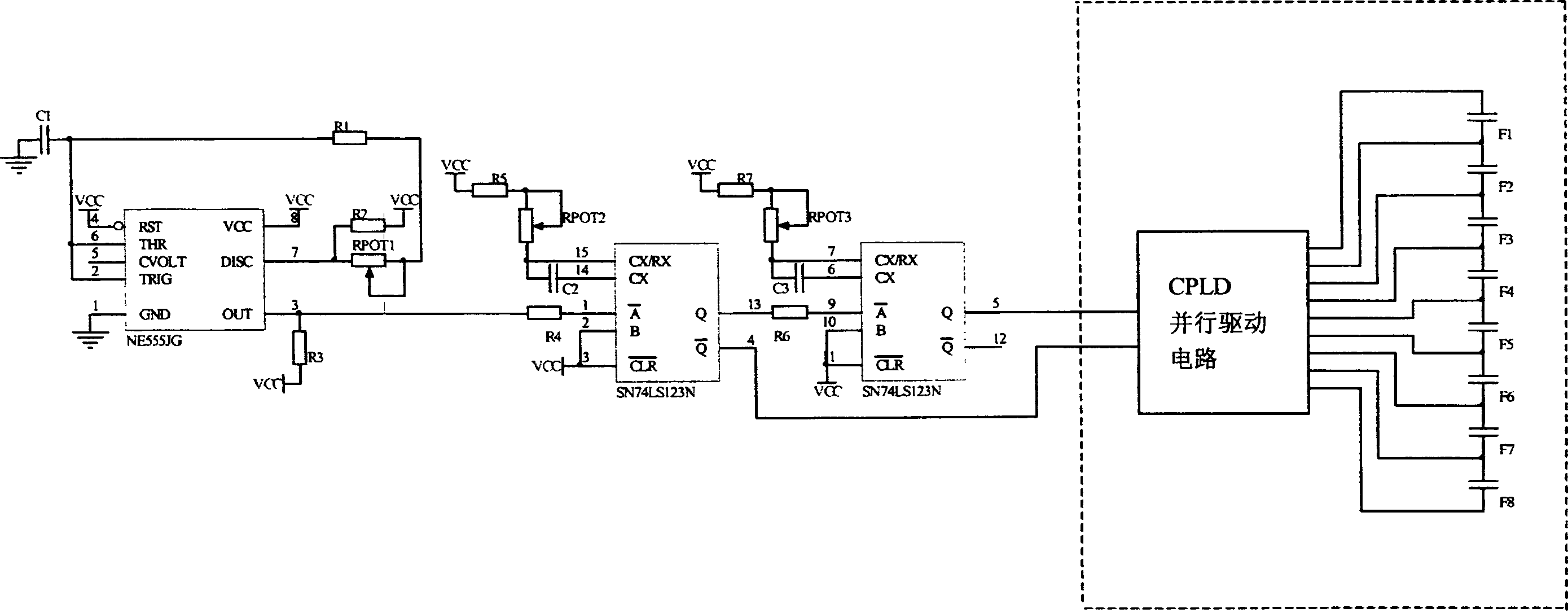 Piezoelectric executor driving power supply