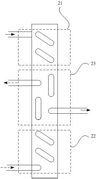 Split multi-temperature-area double-refrigeration device