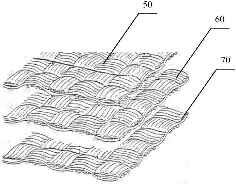 Long-fiber knitted vacuum insulation core material and preparation method thereof