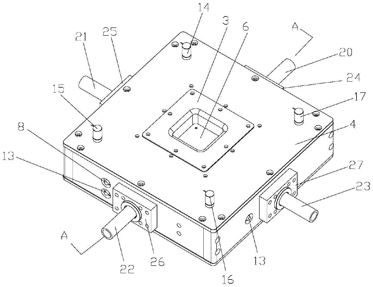 Follow-up high-temperature flammable gas sealing device applied to testing machine