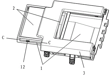 Storage box of automobile