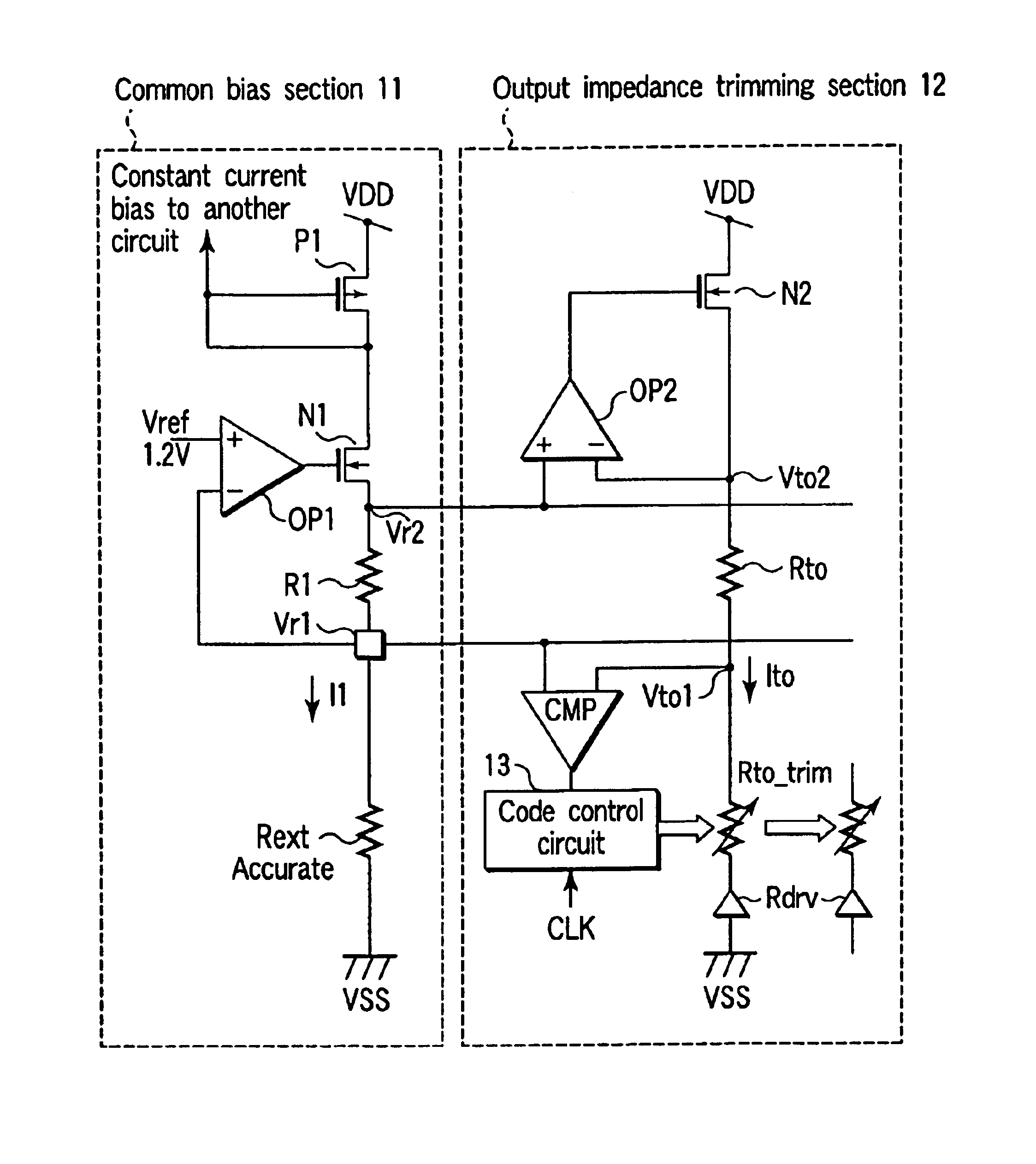 Impedance trimming circuit
