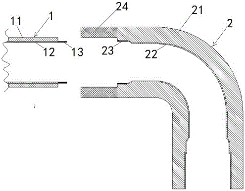 Pipe connecting structure