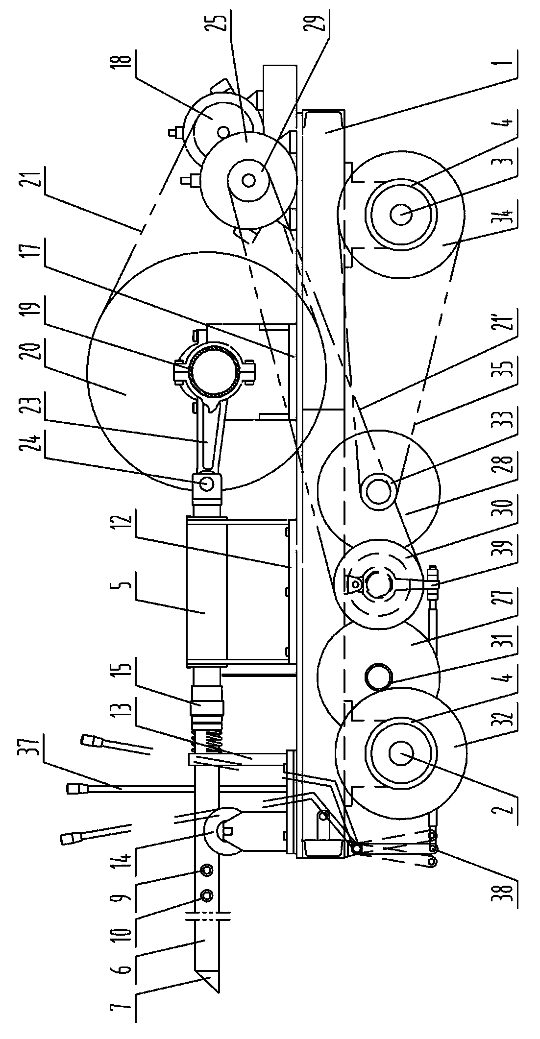 Device for rapidly treating ring formation of rotary kiln and method