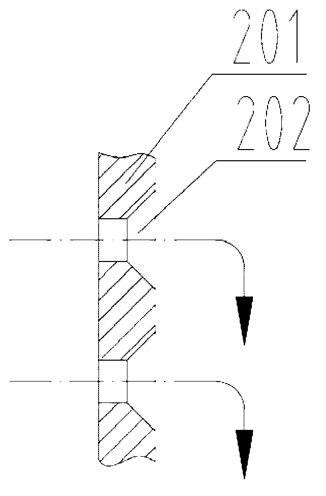 Suction pipe dust settling device for suction type sweeping machines and sweeping machine