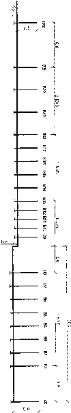 Layered deformation observation method and apparatus for deep part of groundwork