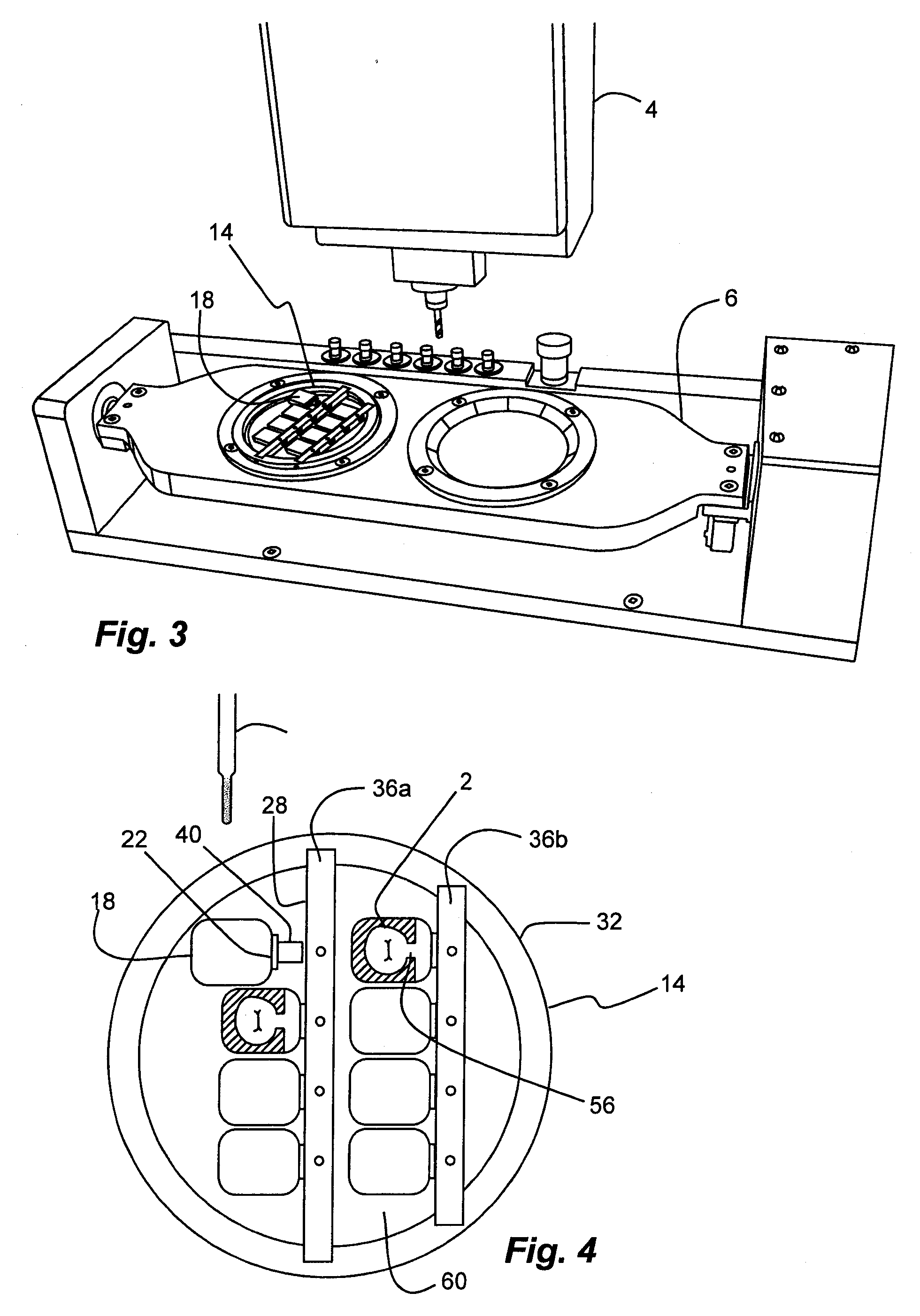 Device and Method of Securing Dental Material for Production of Dental Prosthesis