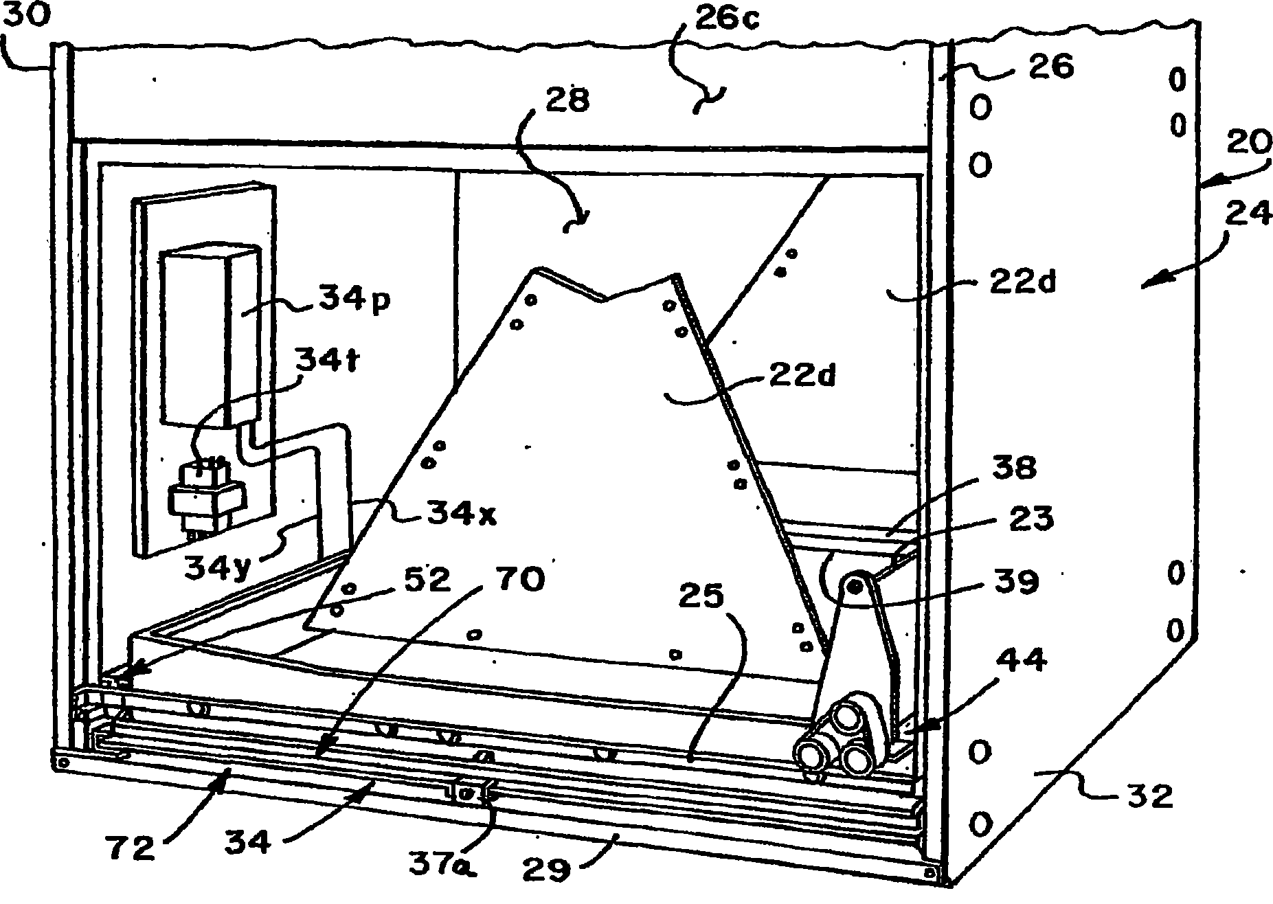 Air conditioning apparatus with integrated air filtration system