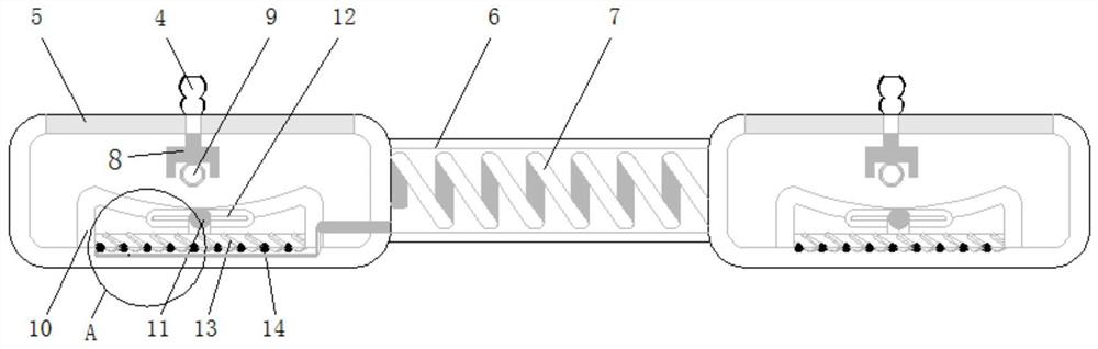 Weaving machine auxiliary device capable of avoiding machine jamming caused by accumulation of soft wool in guide rail