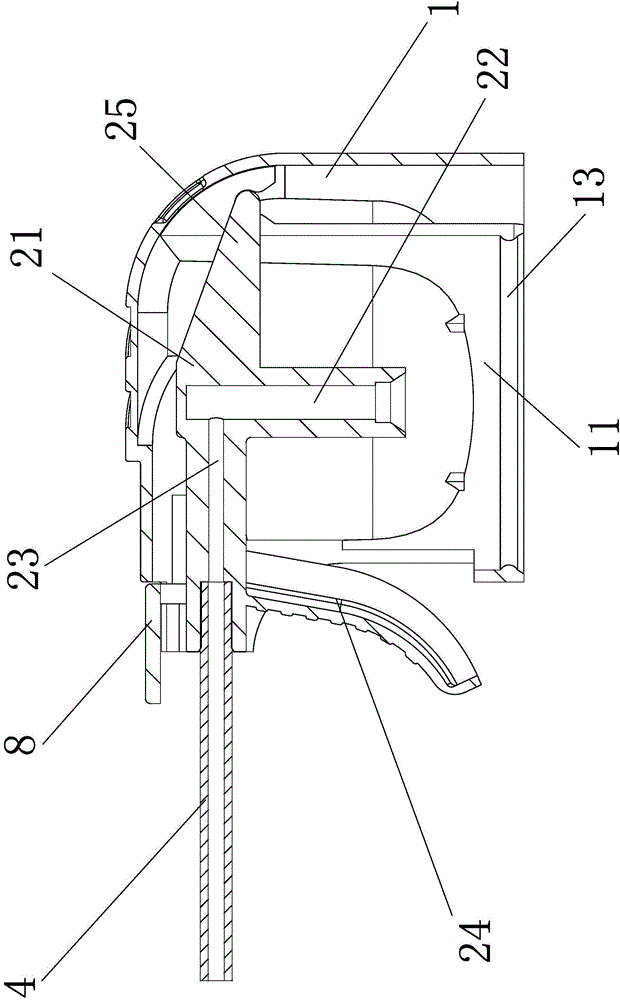 Tube-inserting type environment-friendly pistol spray cover