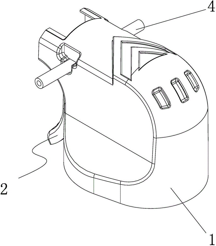 Tube-inserting type environment-friendly pistol spray cover