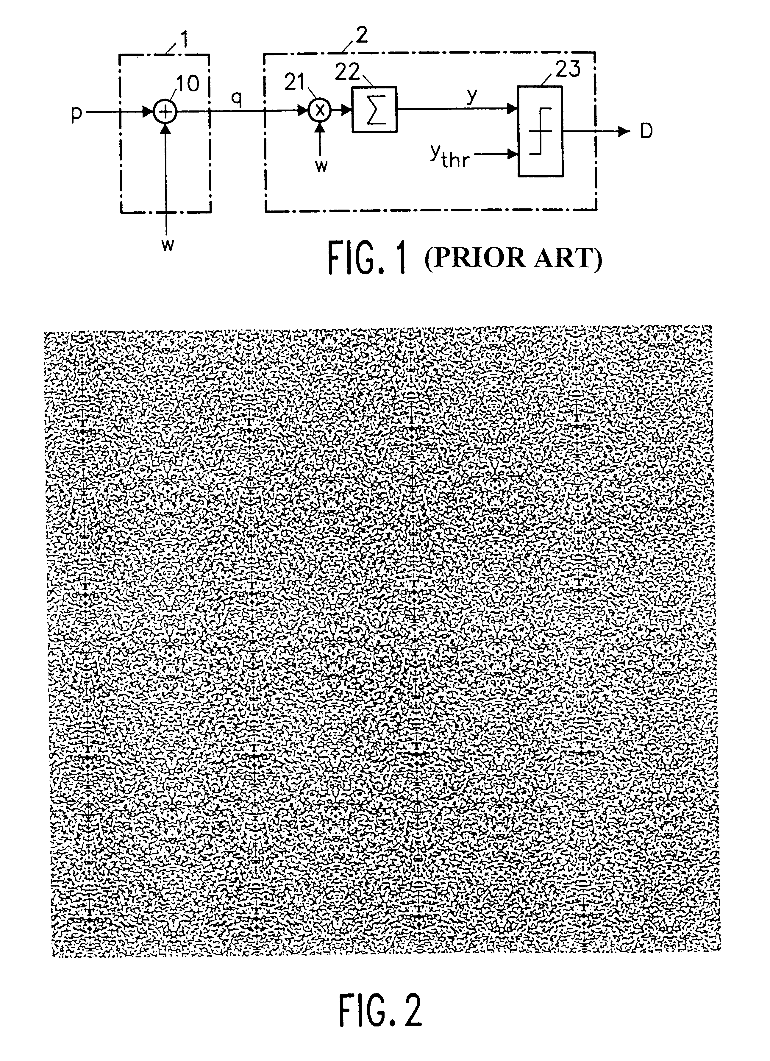 Method and arrangement for detecting a watermark using statistical characteristics of the information signal in which the watermark is embedded