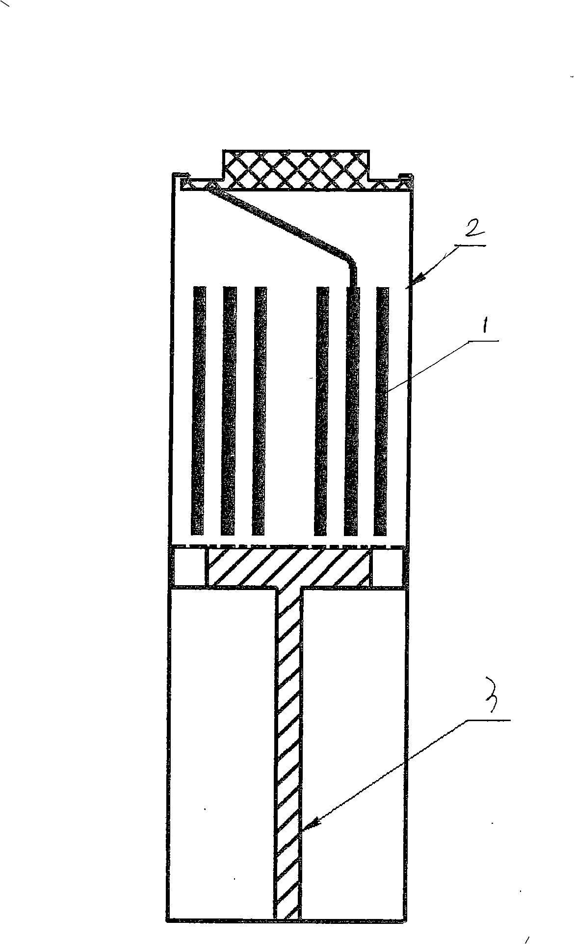 Low capacity nickel-hydrogen secondary battery and assembly method