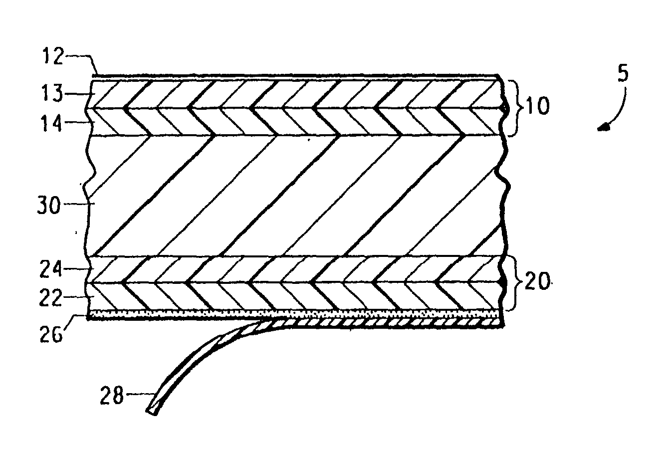 Insulated packaging material and pouch formed thereof