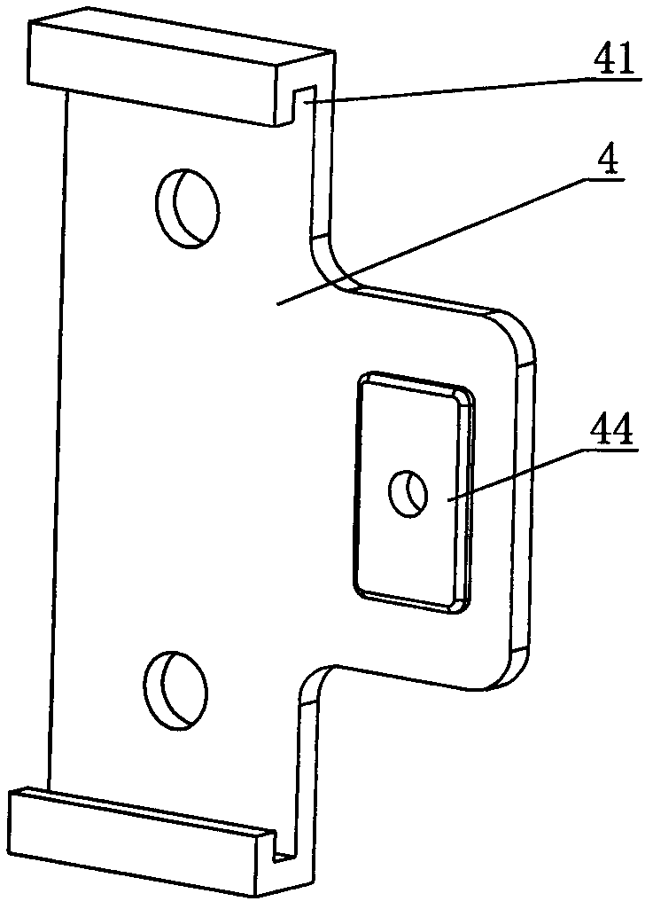 Regulating mechanism for drawer front