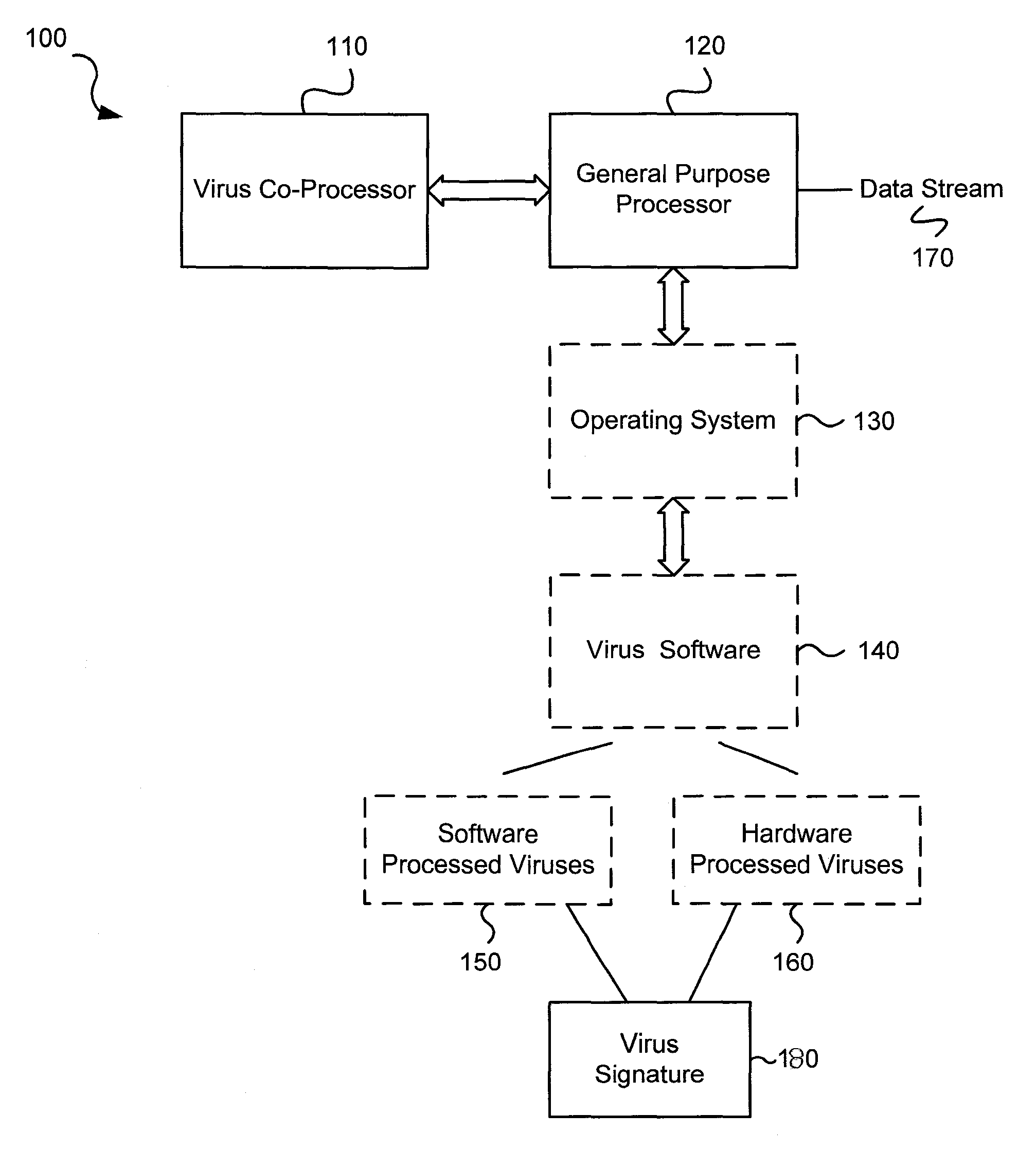 Virus co-processor instructions and methods for using such
