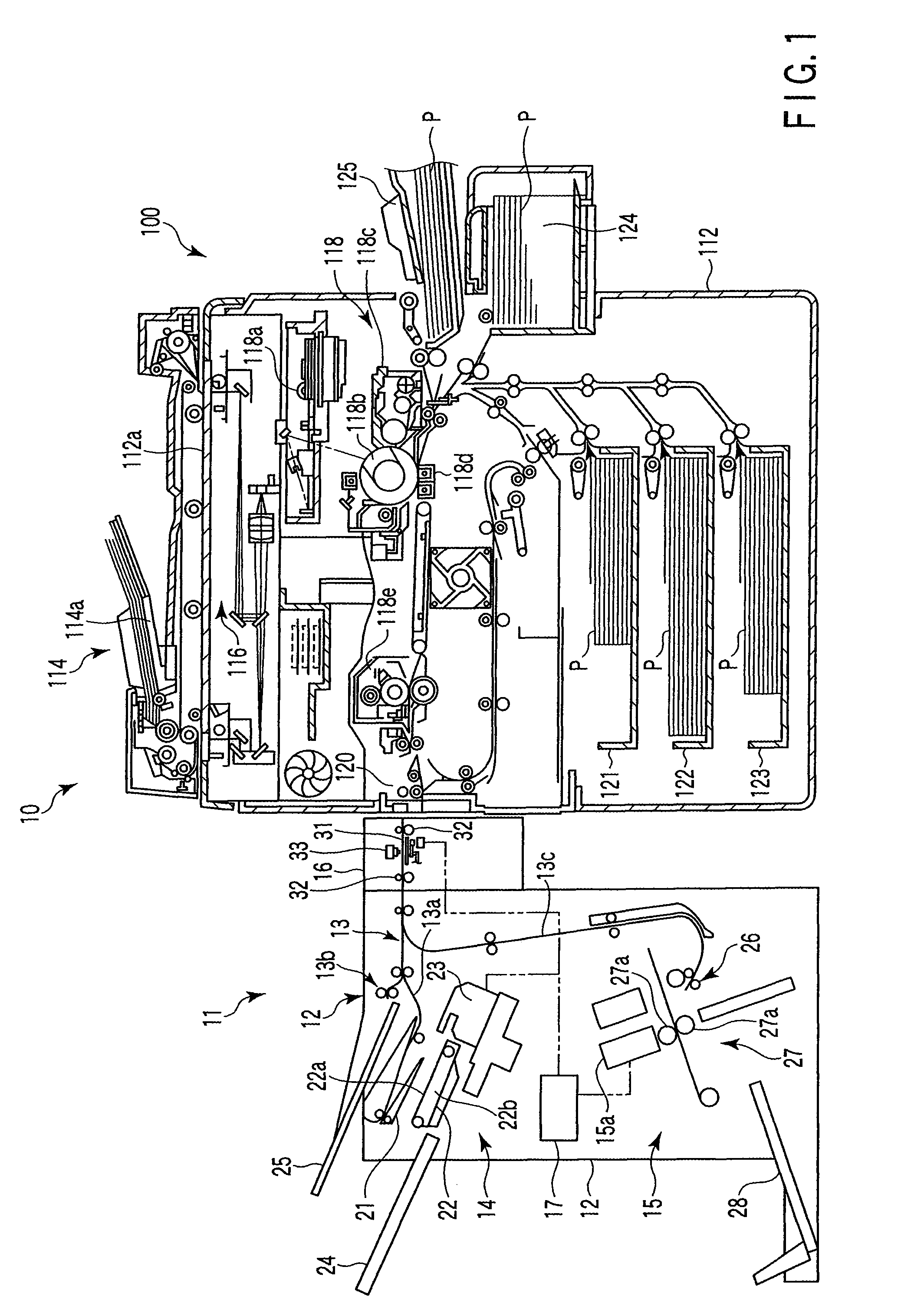 Creasing device, post-processing apparatus equipped therewith, creasing method, image forming apparatus and crease-added printing method
