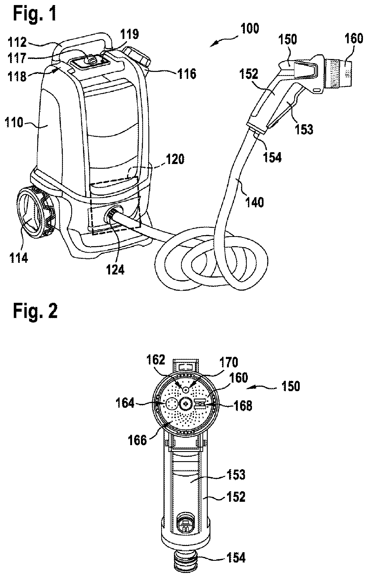 Pressurized Cleaning Apparatus Comprising a Pressure Generation Unit