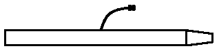 Thermorelay's bimetallic strip detector