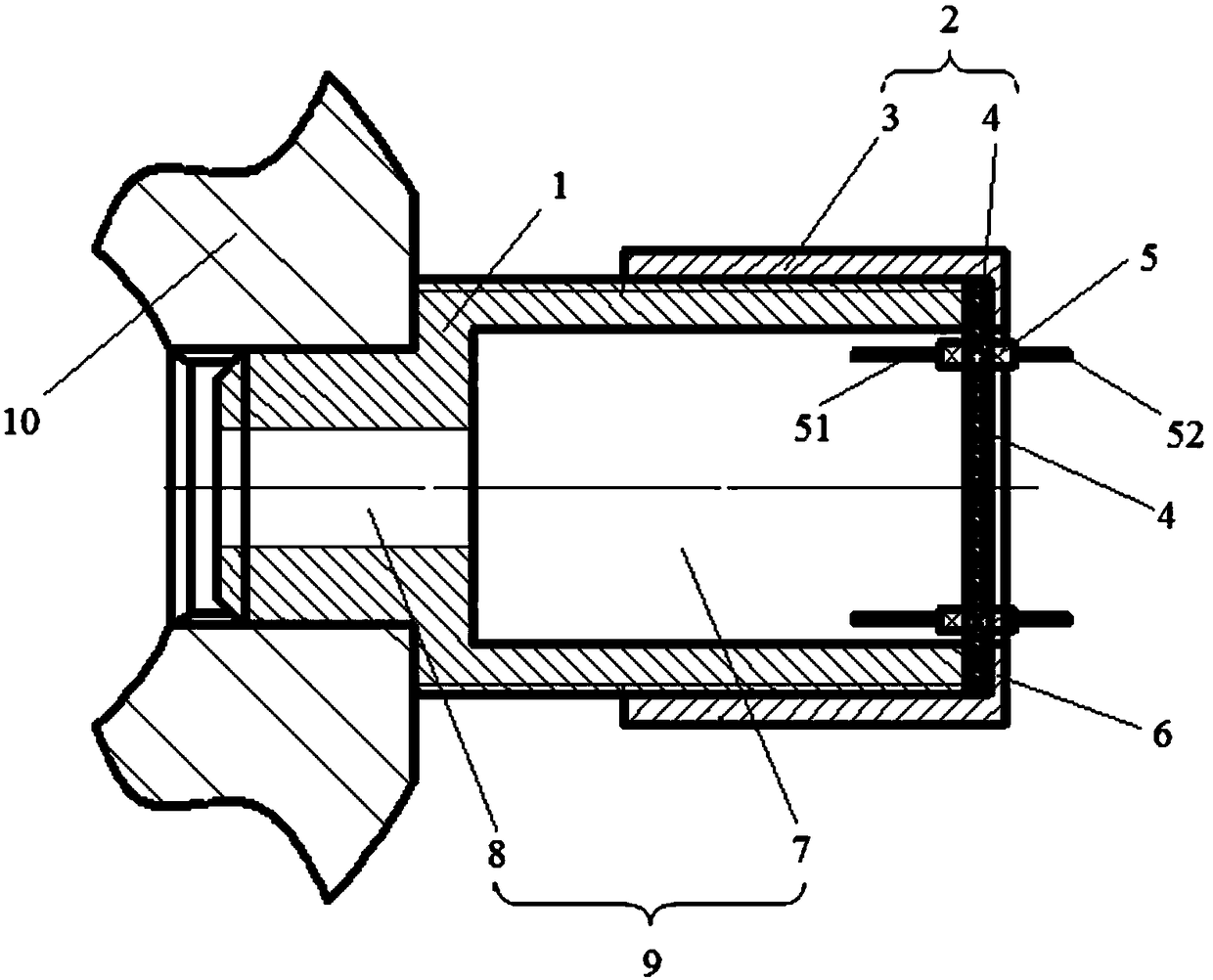 Plug for sealing signal line of instrument probe