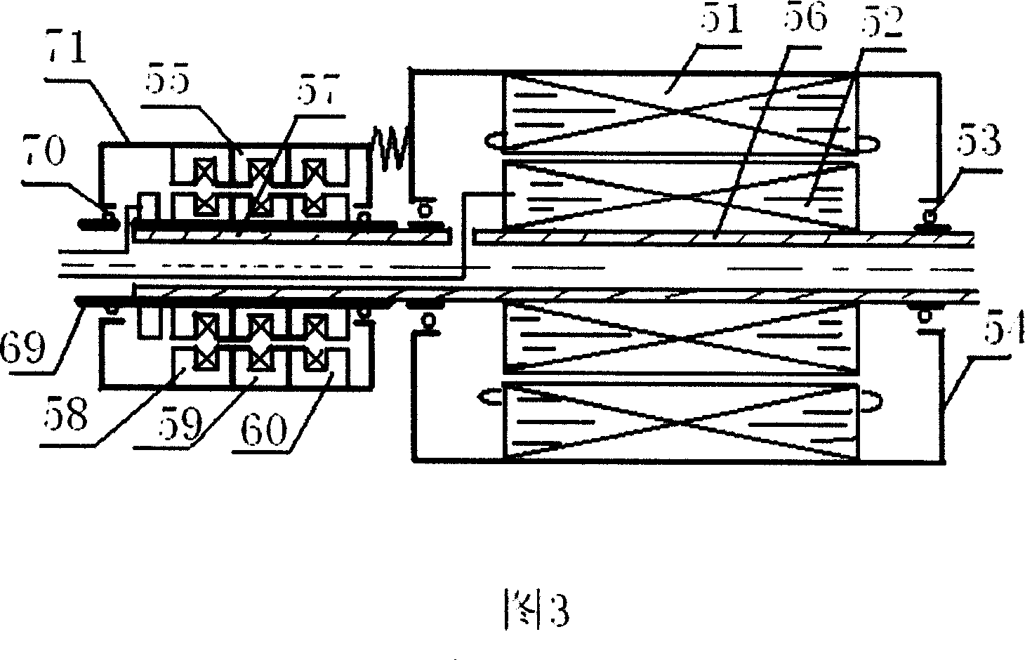 Alternating current synchronous motor based on three-phase rotary transformer technology, alternating current wound rotor motor and arrangements for speed regulation