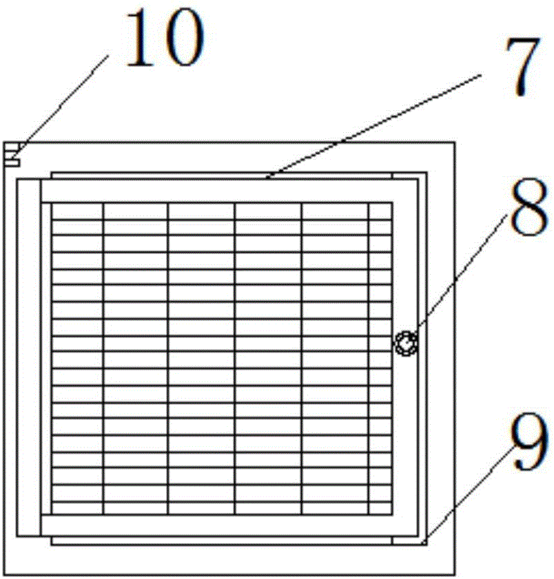 Cooling pool convenient to extract castings