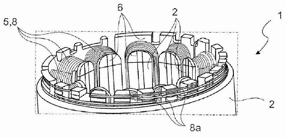 Device for driving a compressor and method for producing such a device