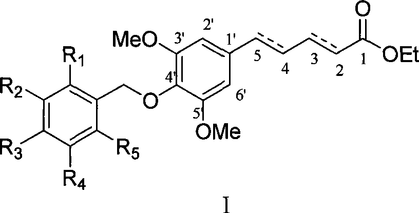 4'-substituted benzyloxy-phenyl butadiene derivatives and preparation and uses thereof