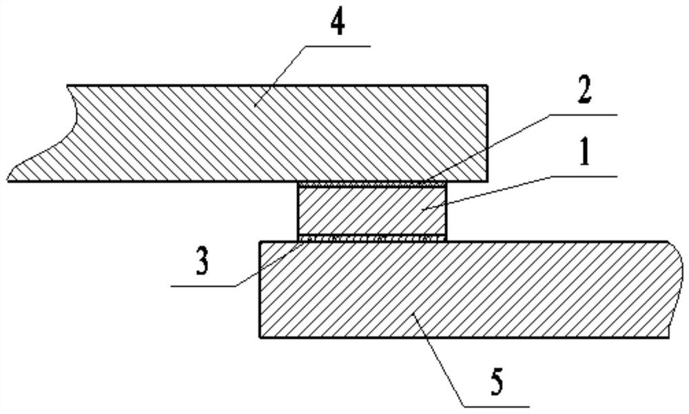 Strip-shaped brazing filler metal for lap joint brazing of copper plate and aluminum plate and preparation method thereof