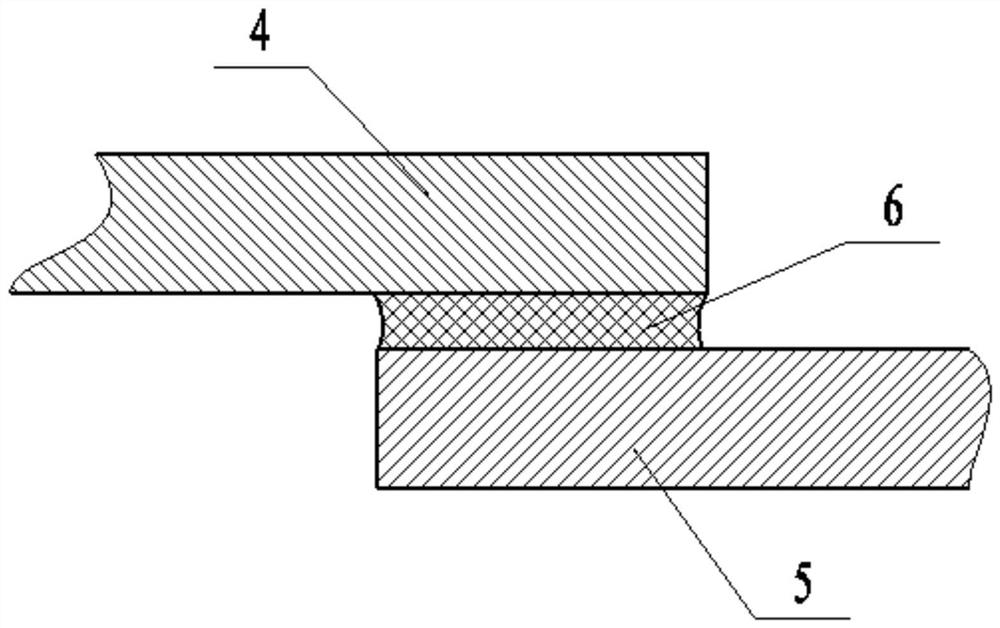 Strip-shaped brazing filler metal for lap joint brazing of copper plate and aluminum plate and preparation method thereof